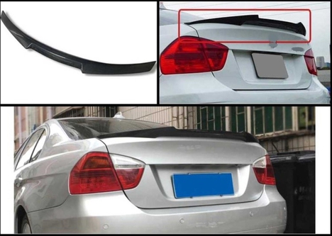 BMW 3 SERISI E90 2005-2012 UYUMLU M4 SPOILER - PIANO BLACK (PARLAK SIYAH) - Görsel 3